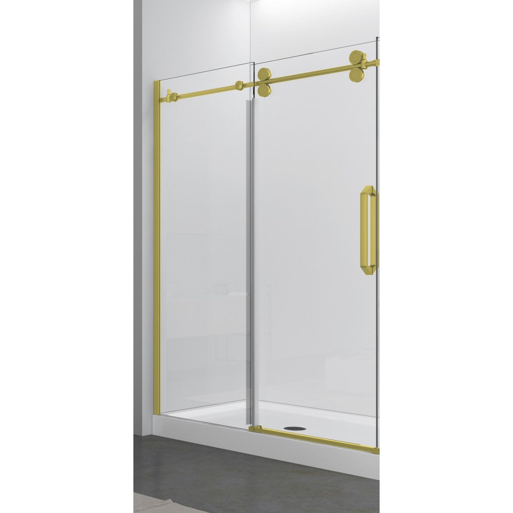 Apollon 60", porte de douche finie or mat