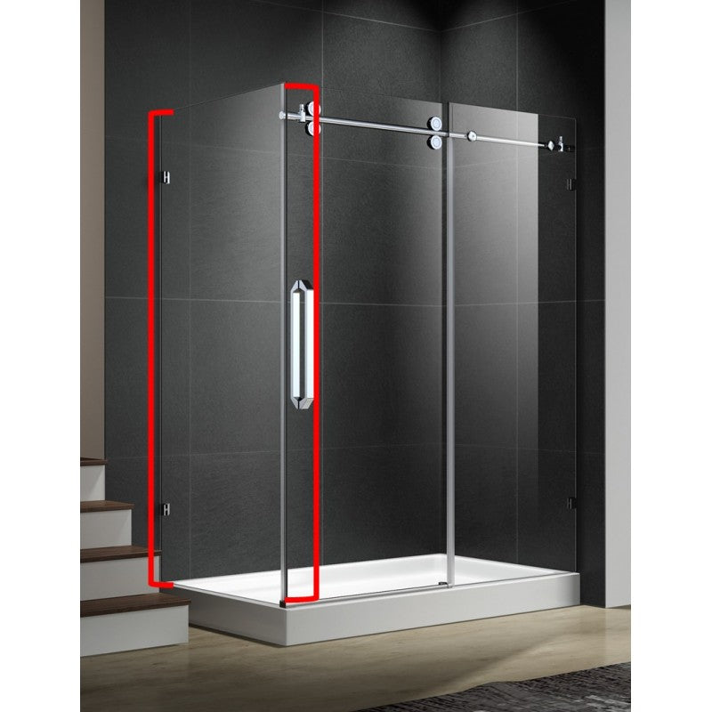 Apollon 32", Verre de Douche Coté Latéral