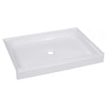 Apollon 48 × 32” base de douche pour alcôve, drain central