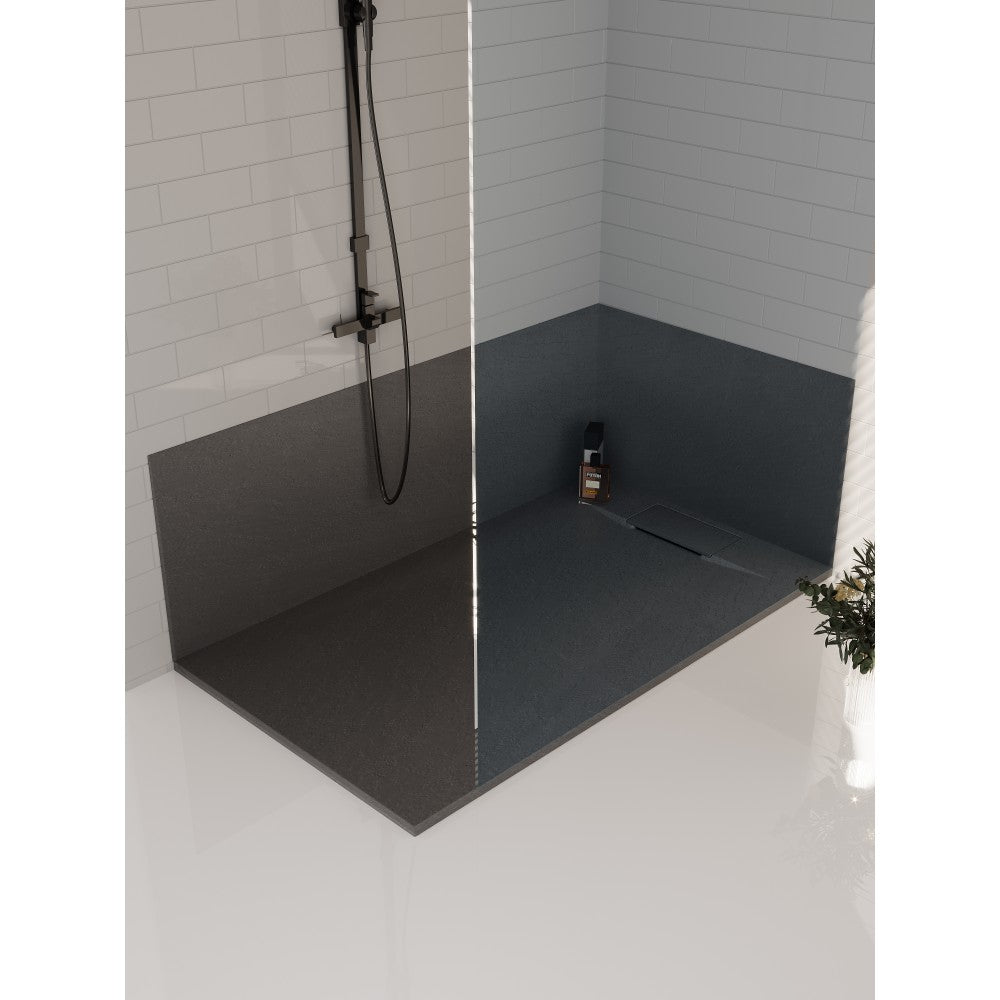 Base de douche SMC noir 48x36" – Modèle Brutus