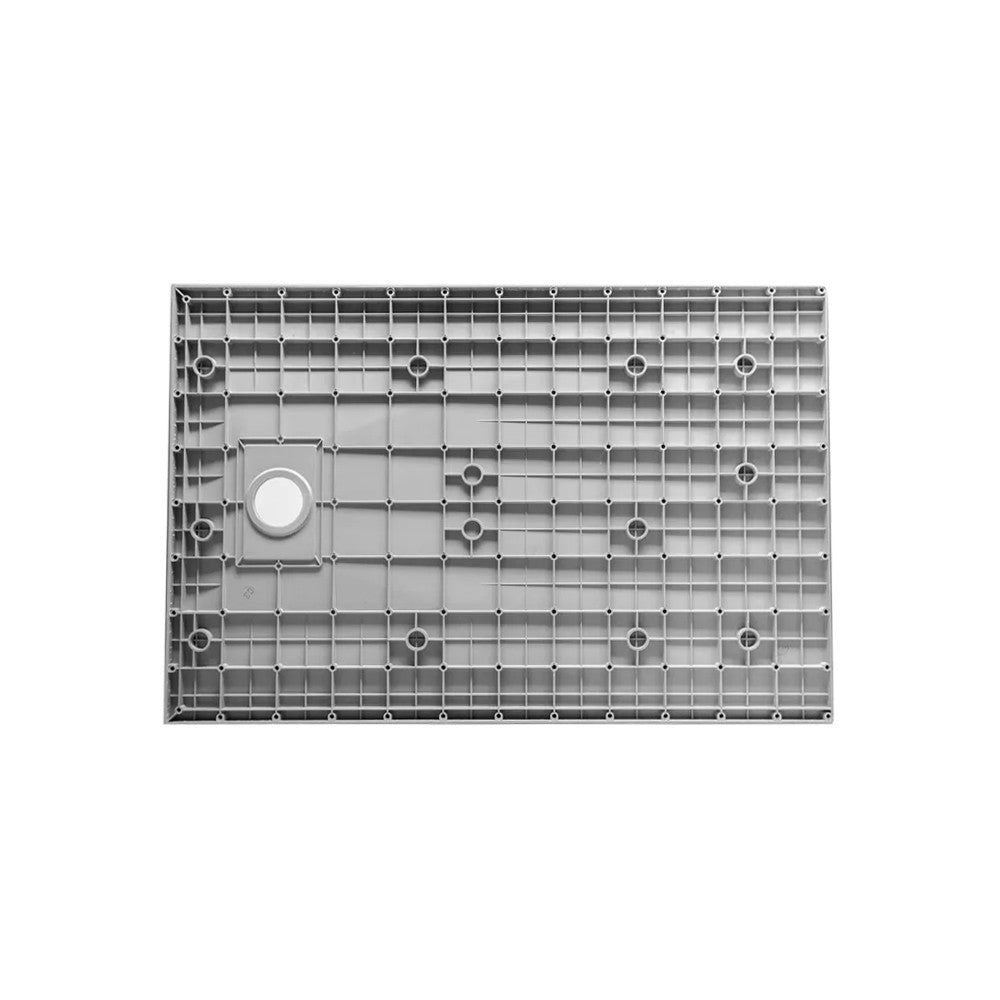 Base de douche SMC gris 60x36 – Modèle Brutus