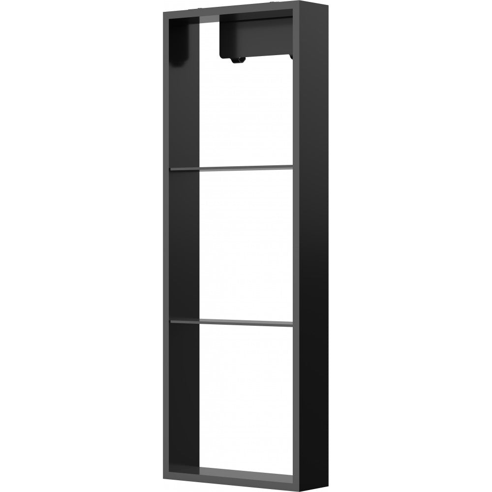 Niche de Douche Suspendue 36x12, fini Noir mat