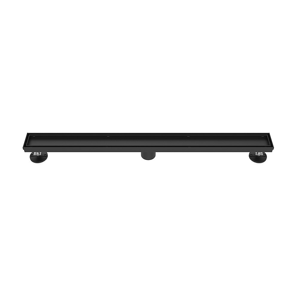 Drain linéaire en Acier inoxydable fini noir mat - Grandeur: 48''