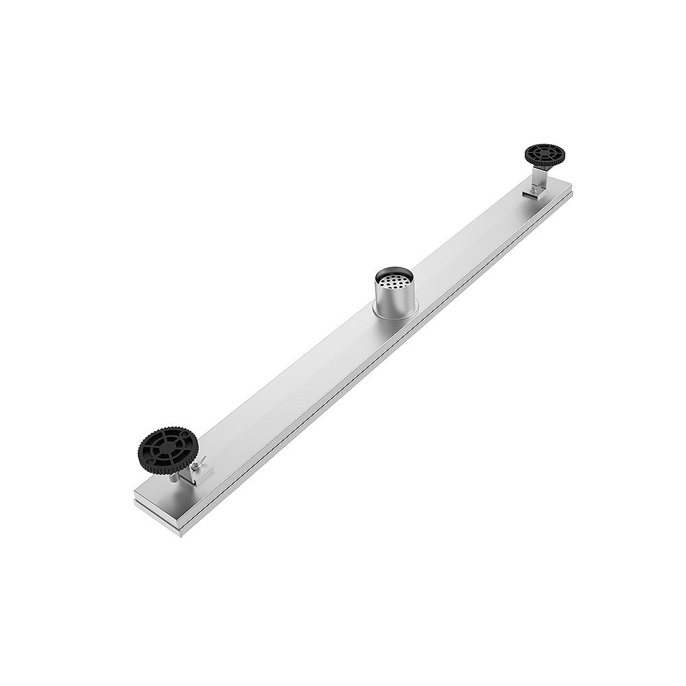 Drain linéaire en Acier inoxydable fini brossé - Grandeur: 48''