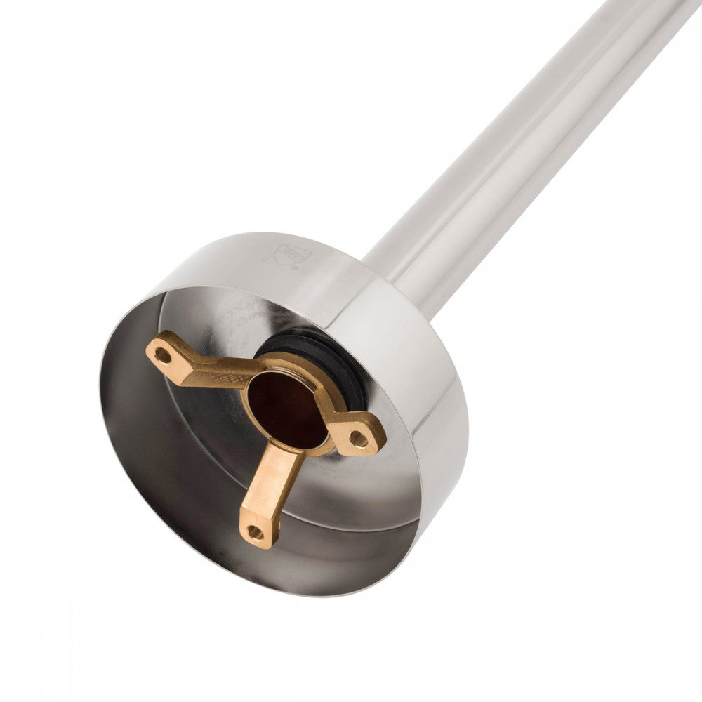 Kami II, robinet de bain sur pied nickel brossé