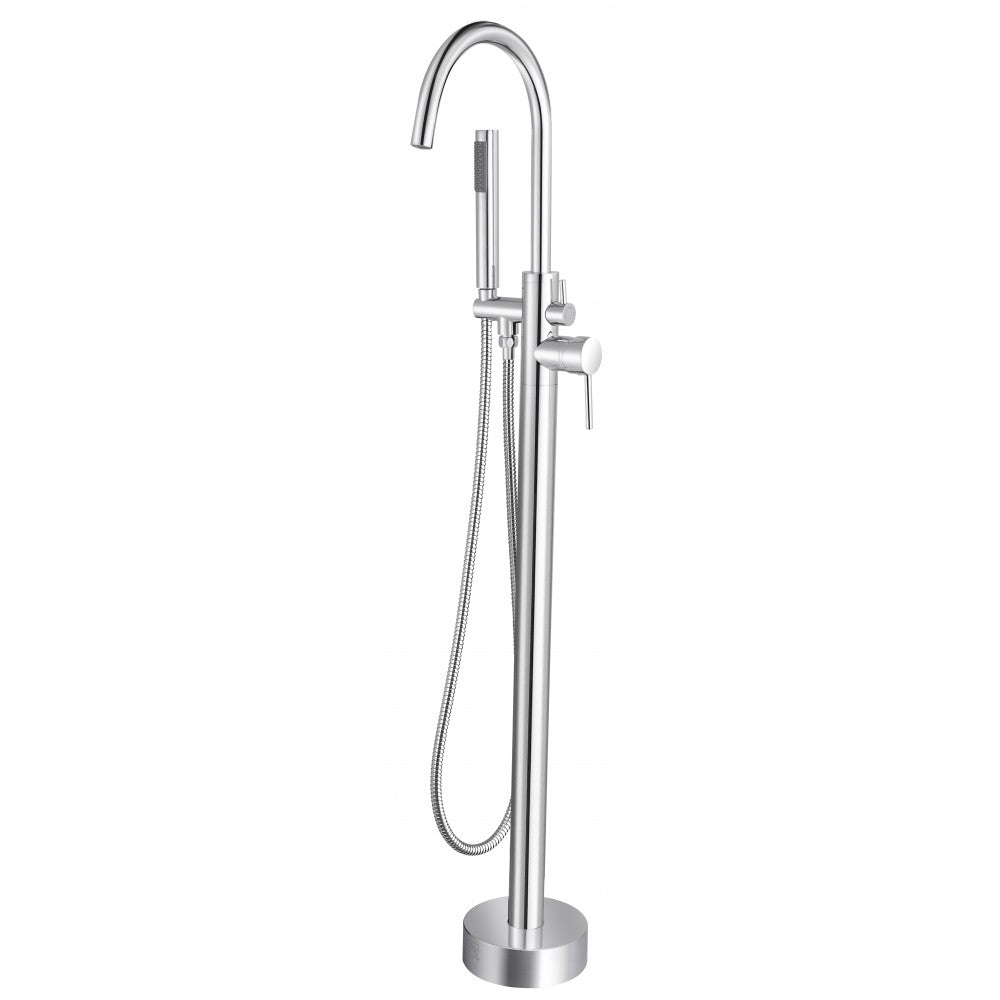 Kami II, robinet de bain sur pied chrome