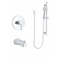 Robinet de douche avec bec de bain – Chrome, Collection Kami