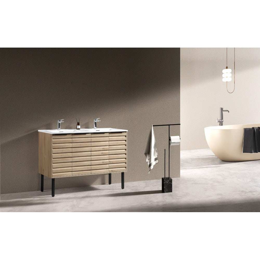 Tavira 48" Zurich Oak, Vanité sur pied