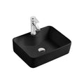 Danu noir mat, Lavabo en porcelaine