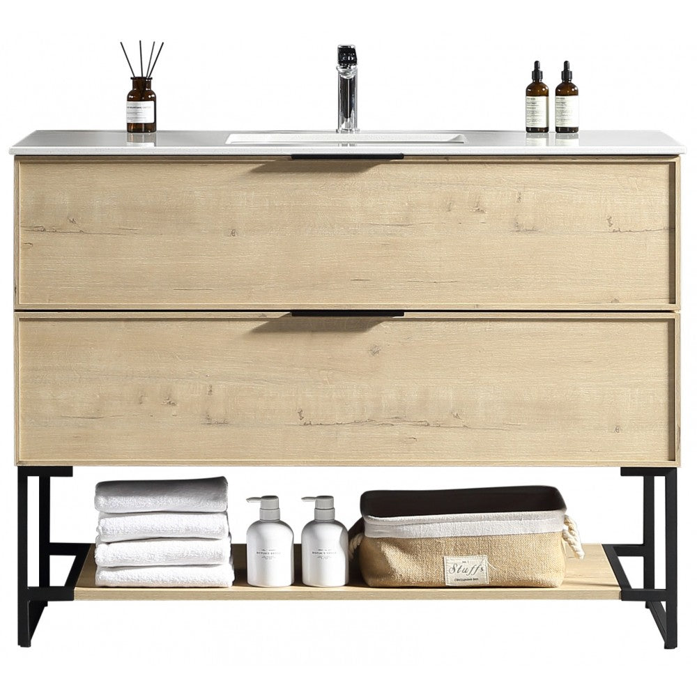 Véona 48" Vick Oak, Vanité sur pied