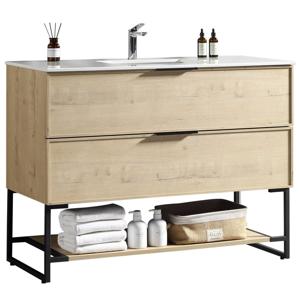 Véona 48" Vick Oak, Vanité sur pied