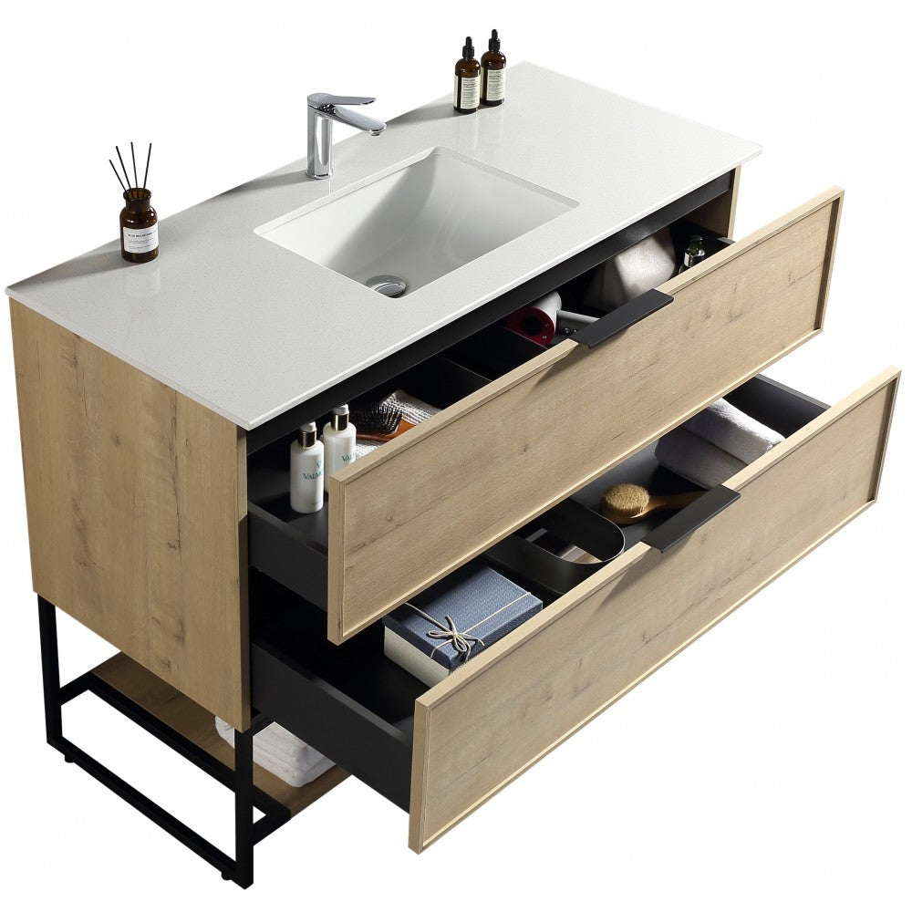 Véona 48" Vick Oak, Vanité sur pied