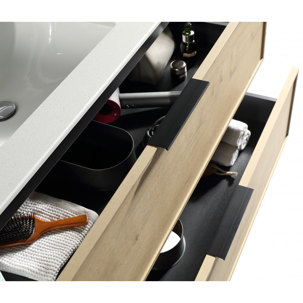 Véona 48" Vick Oak, Vanité sur pied