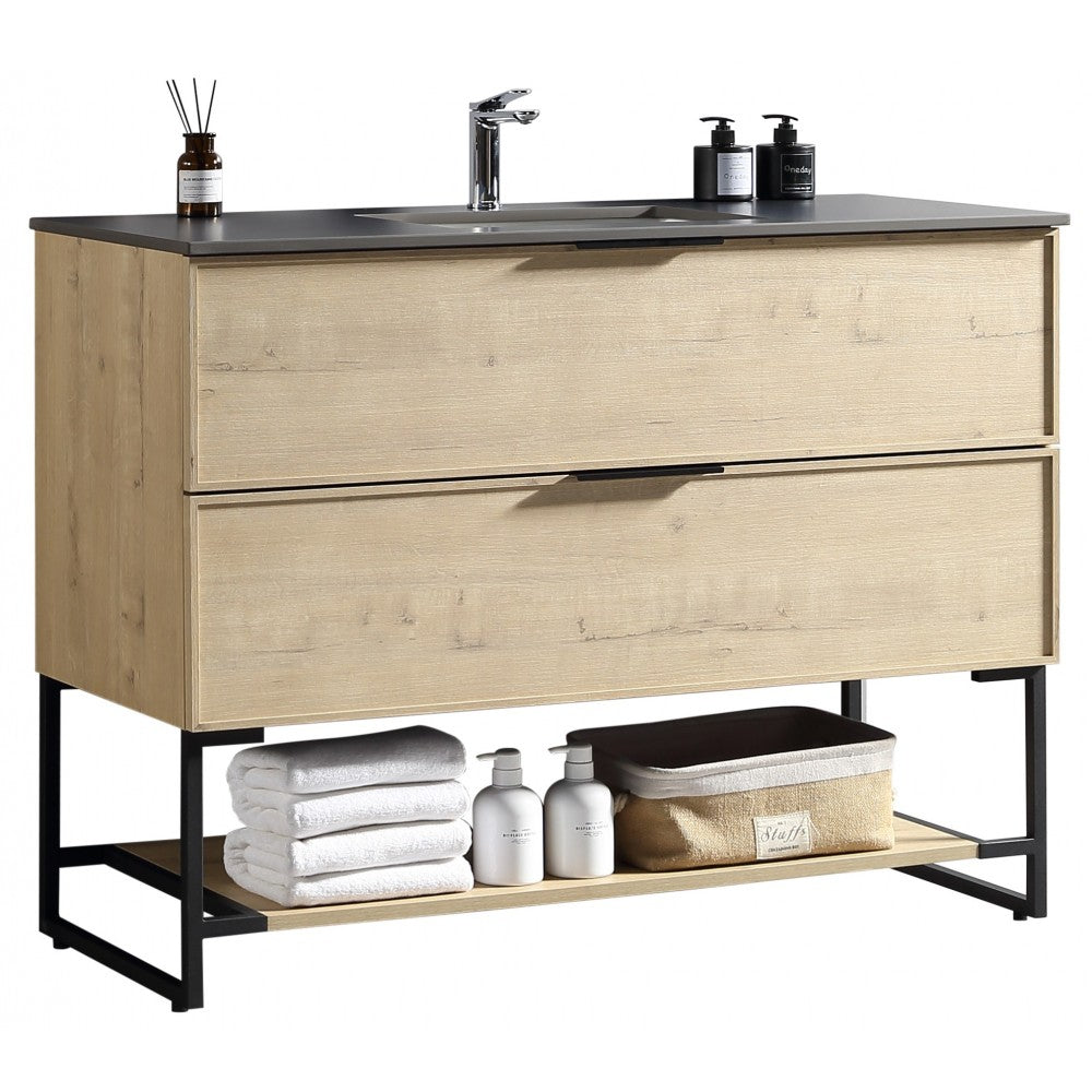 Véona 48" Vick Oak, Vanité sur pied