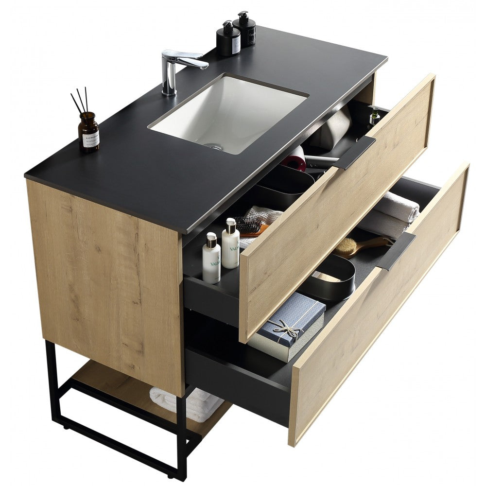 Véona 48" Vick Oak, Vanité sur pied