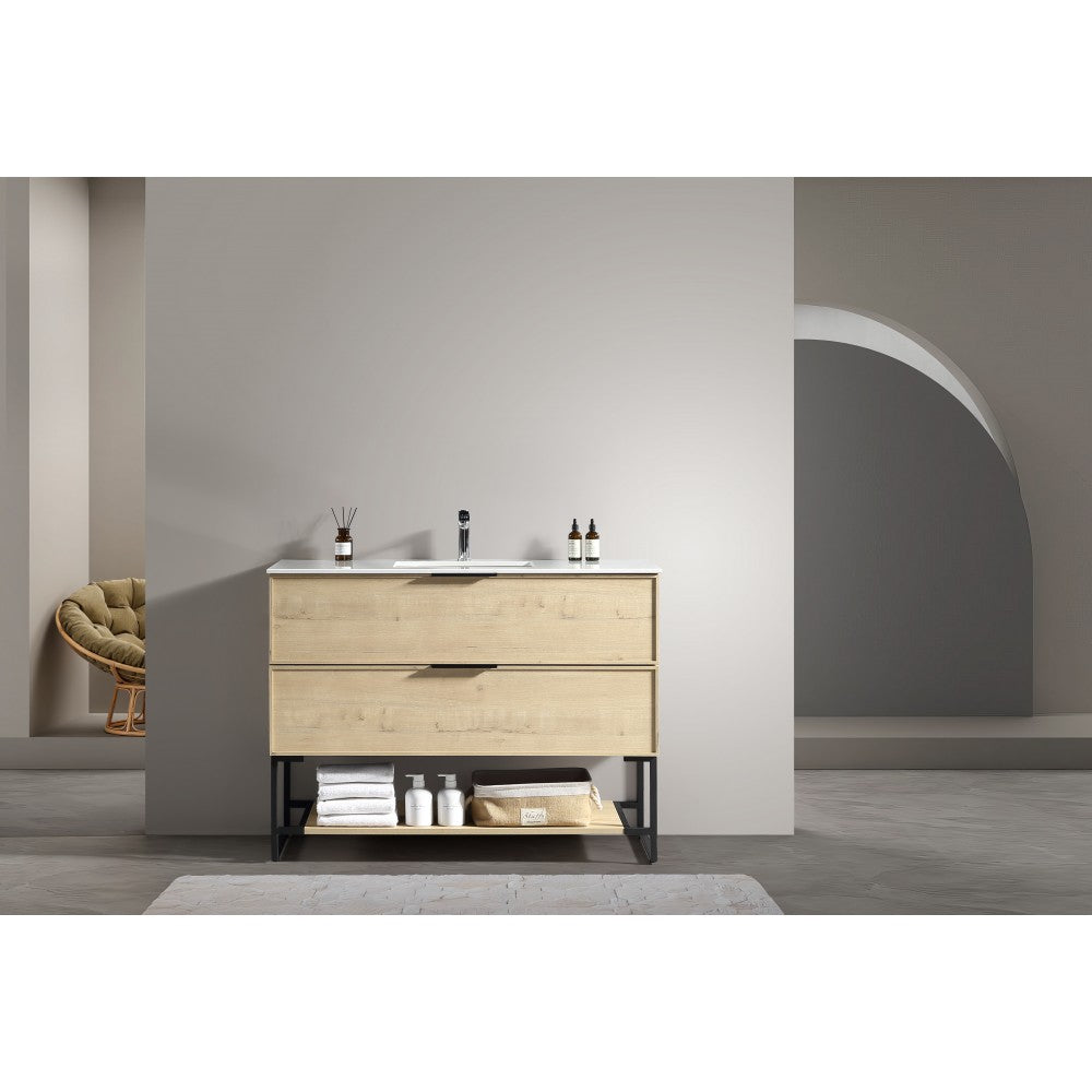 Véona 48" Vick Oak, Vanité sur pied