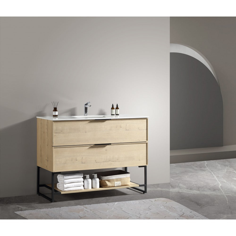 Véona 48" Vick Oak, Vanité sur pied