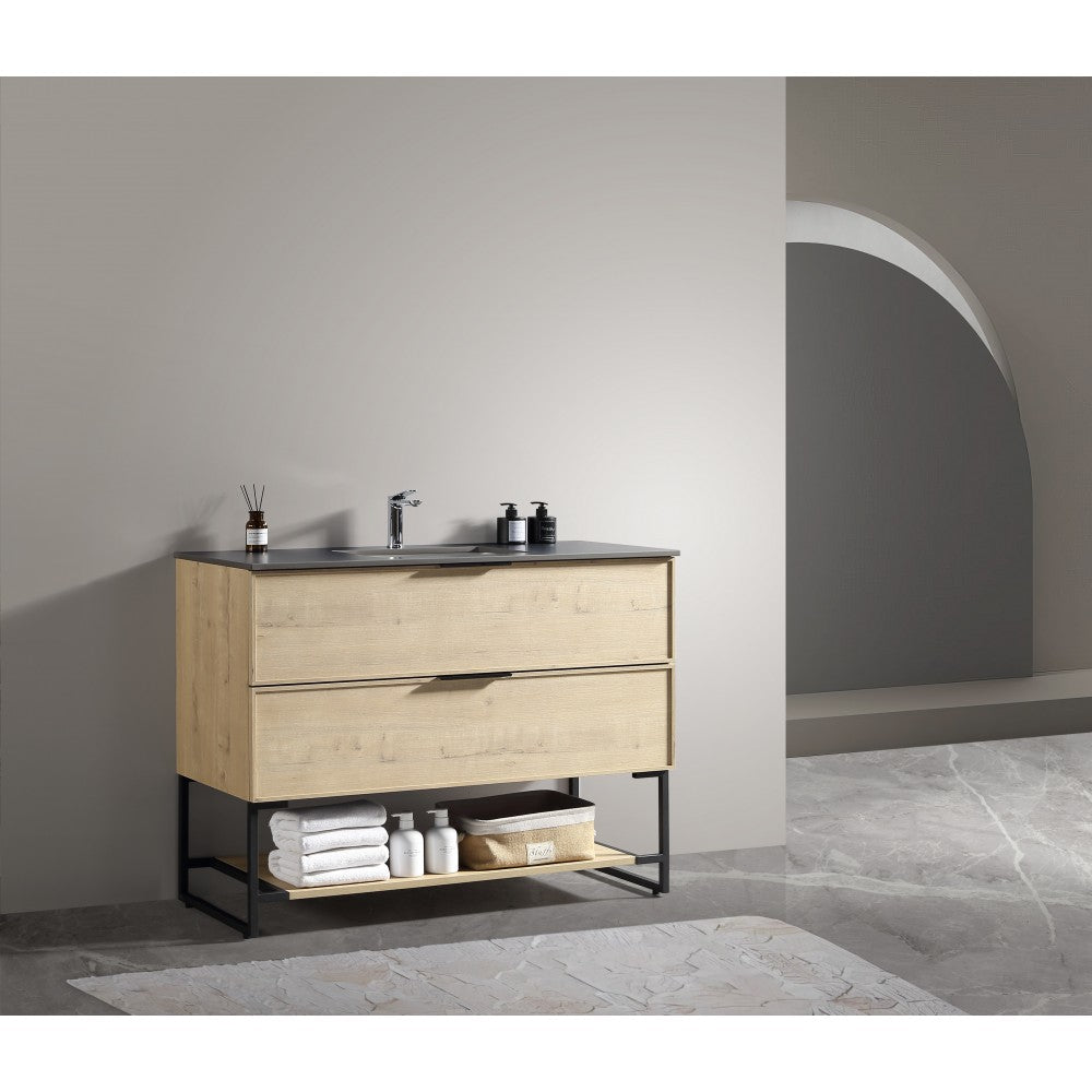 Véona 48" Vick Oak, Vanité sur pied