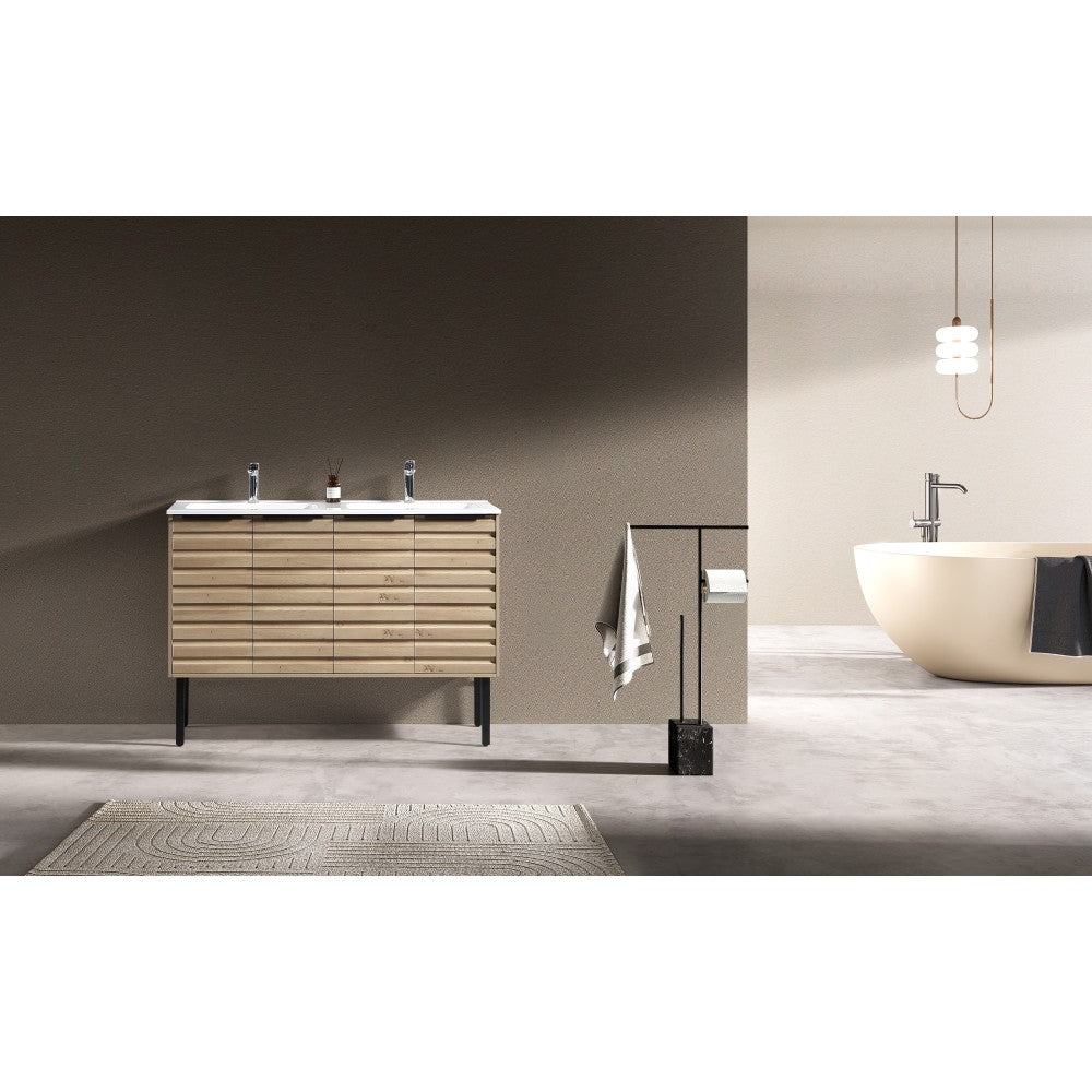 Véona 48" Vick Oak, Vanité sur pied