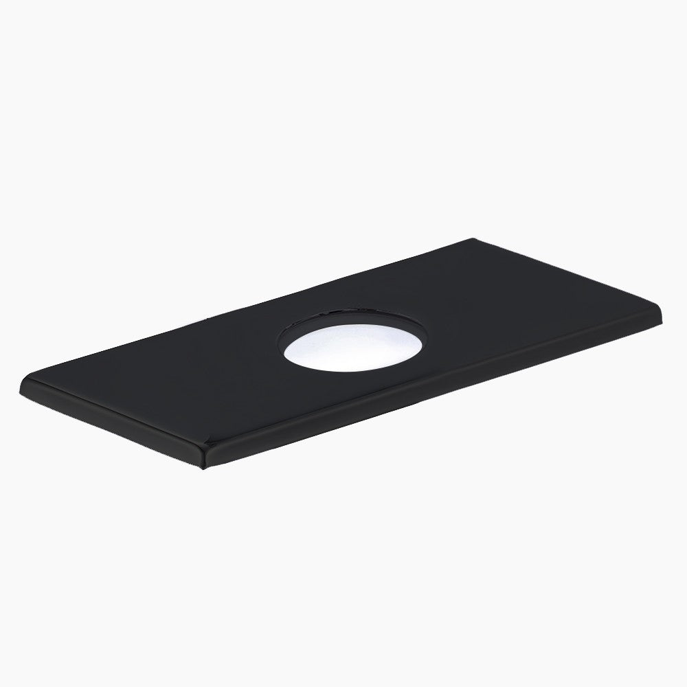 Varuna, plaque décorative noir mat