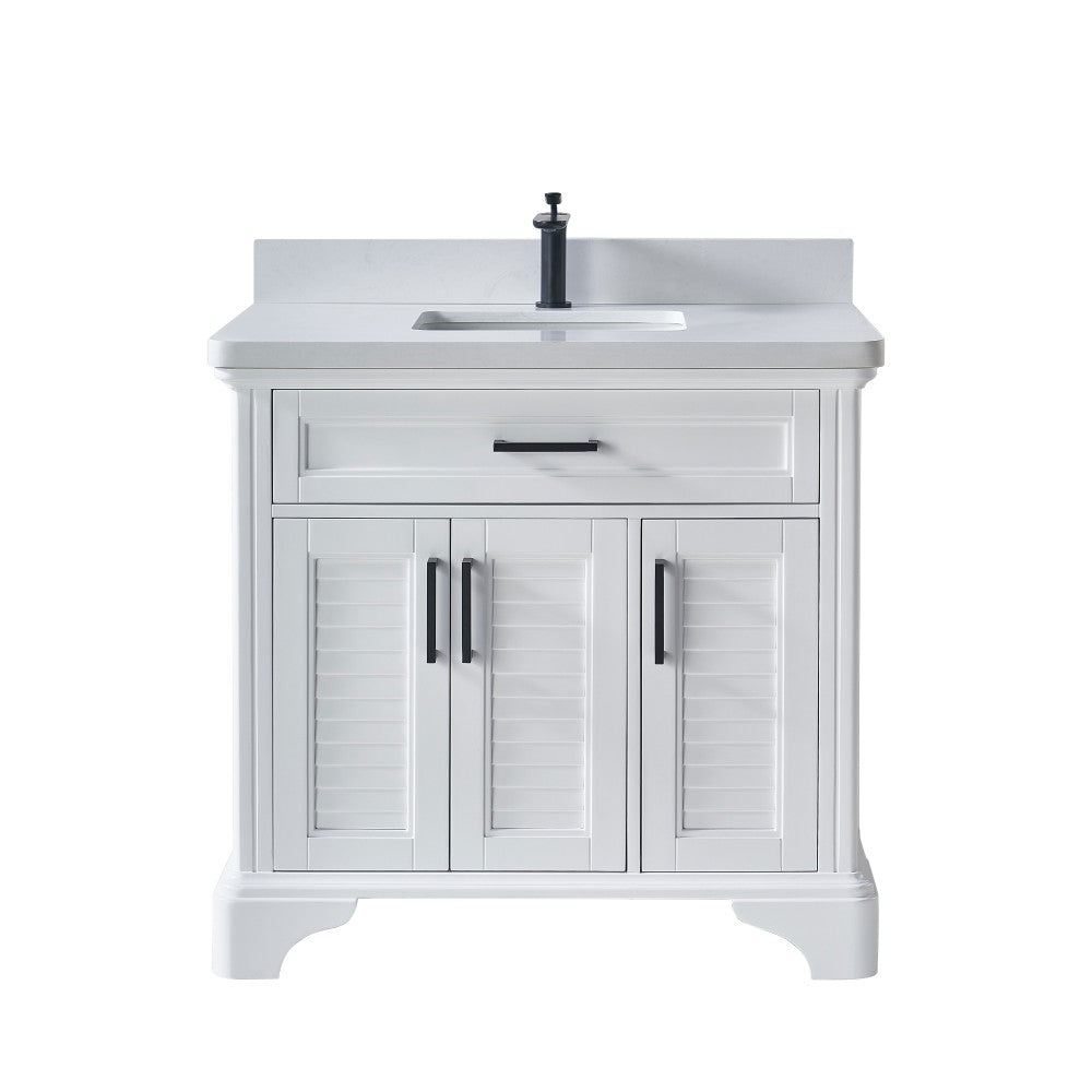 Vanité en bois massif VELA 36"