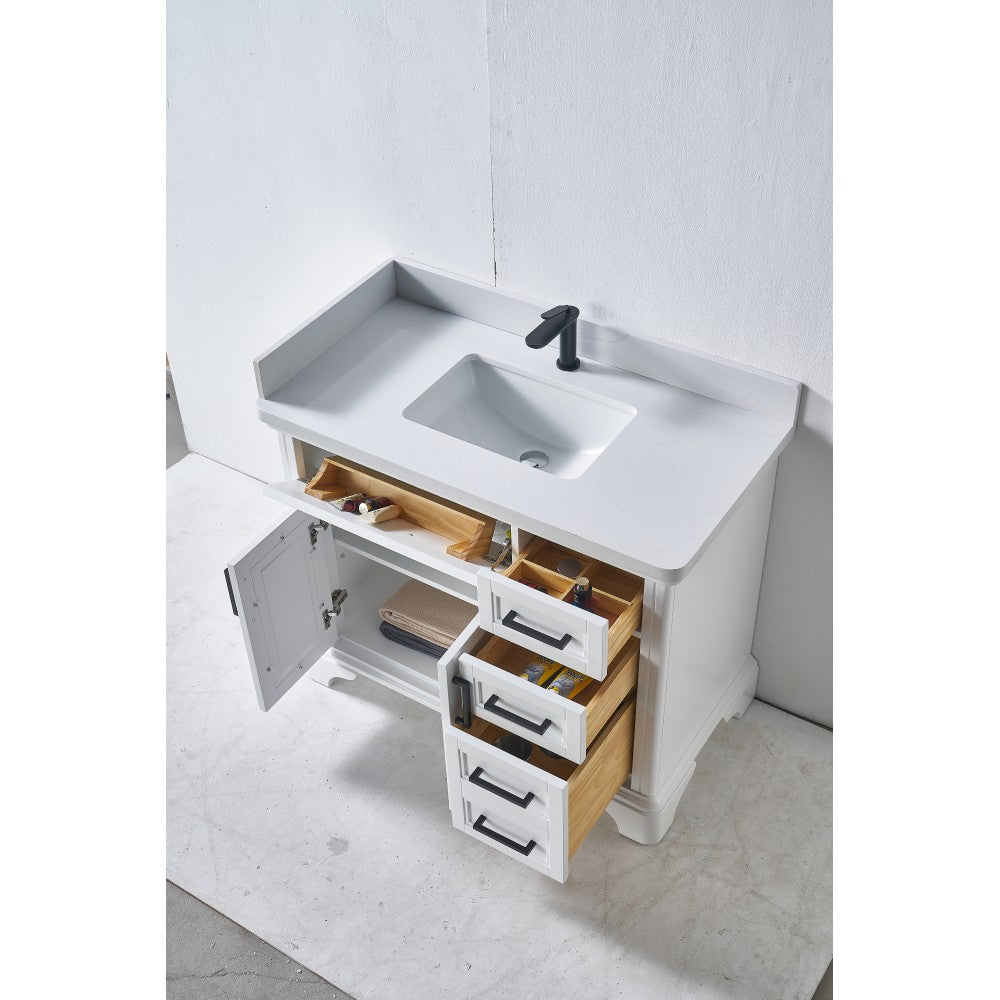 Vanité en bois massif VELA 42"