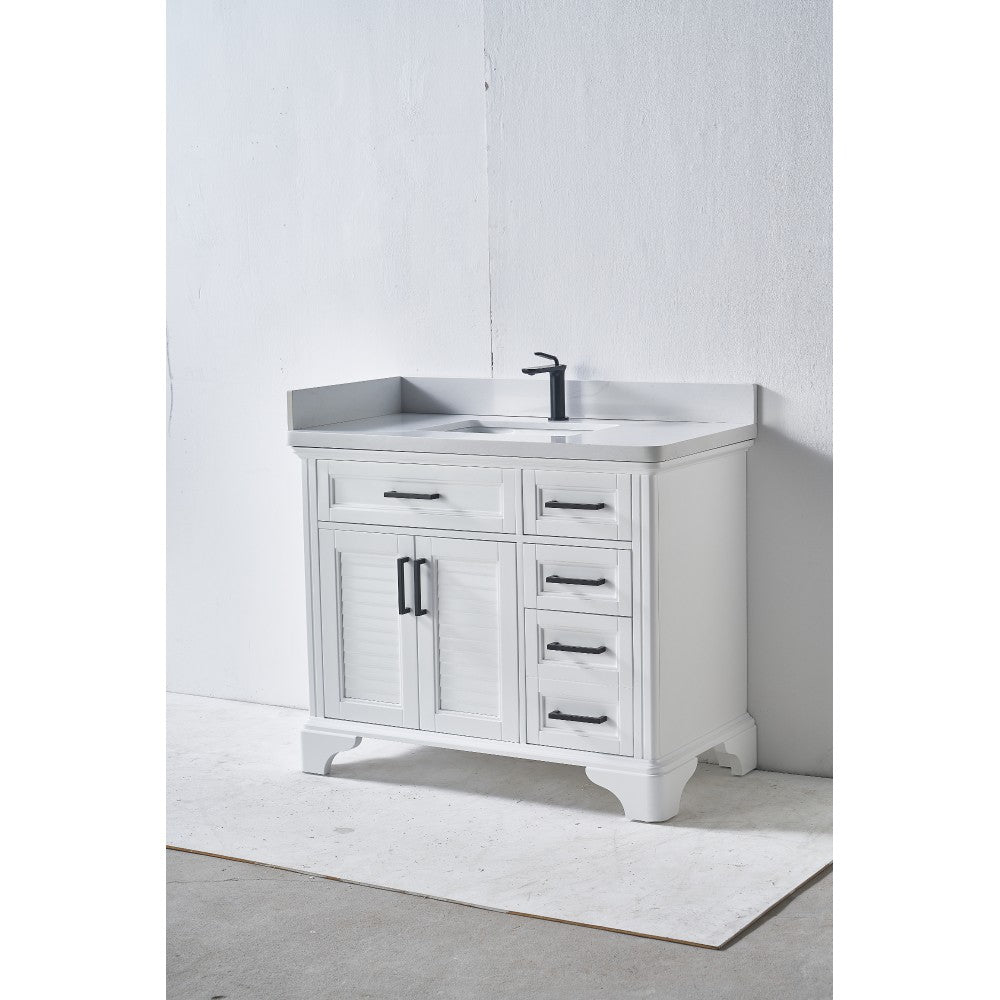 Vanité en bois massif VELA 42"