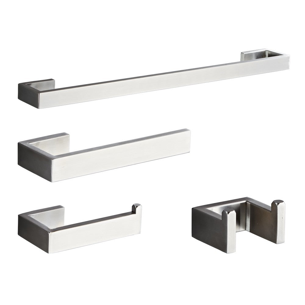 Shiva, Ensemble 4 Accessoires fini chrome poli