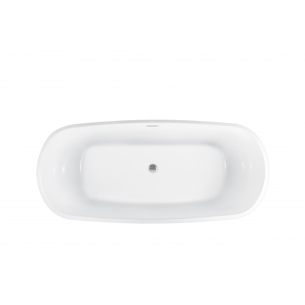 Bain autoportant 67 blanc lustré – Thalira