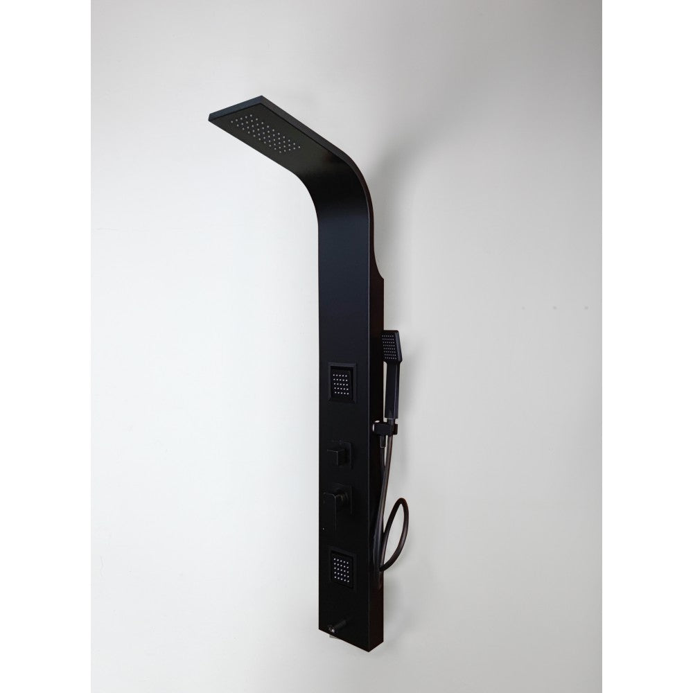 Colonne de douche fini noir mat