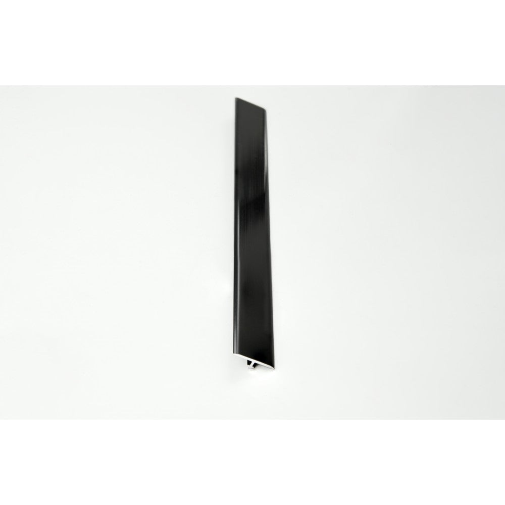 Moulure noire en T pour mur PVC 4mm
