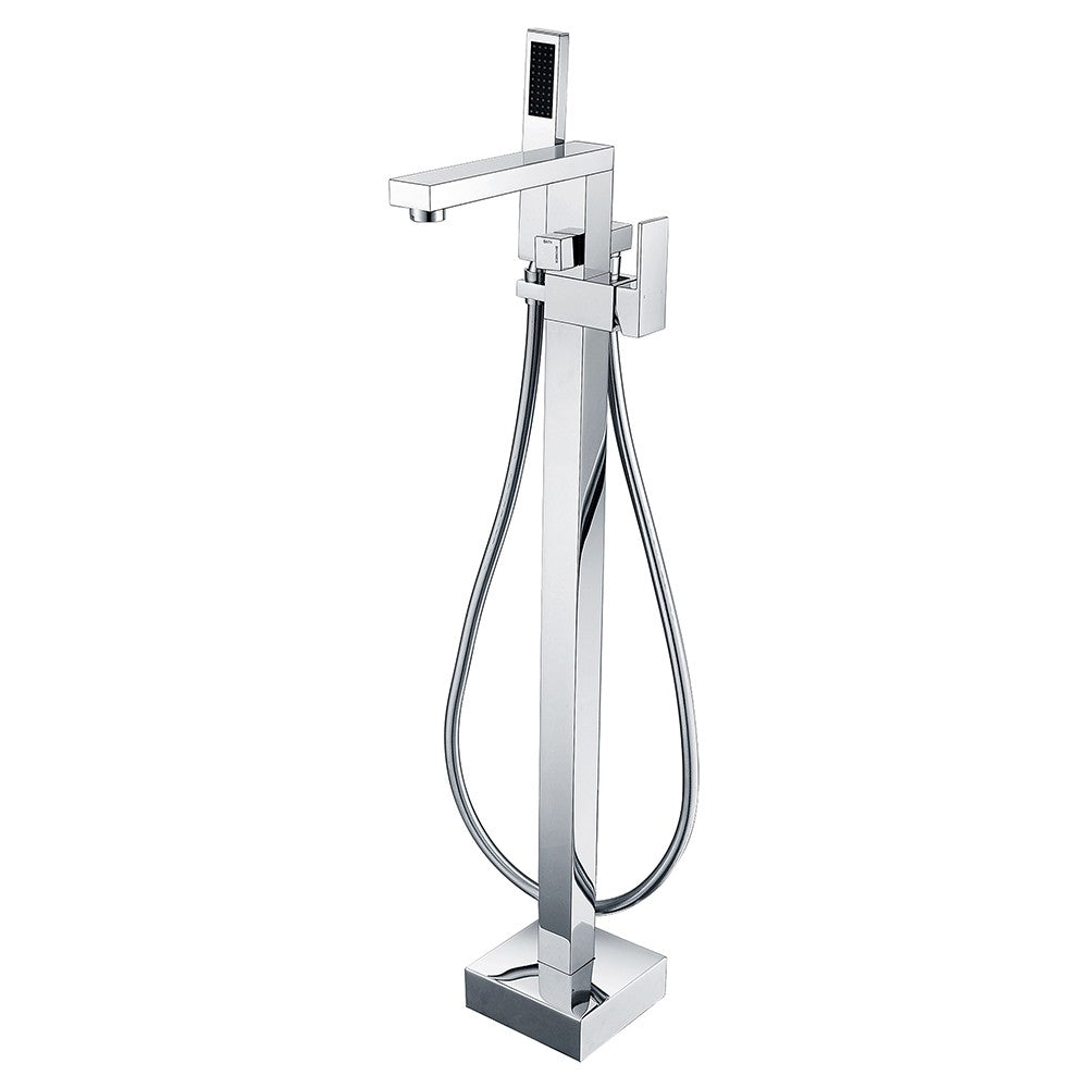 Ares , Robinet de bain sur pied chrome poli