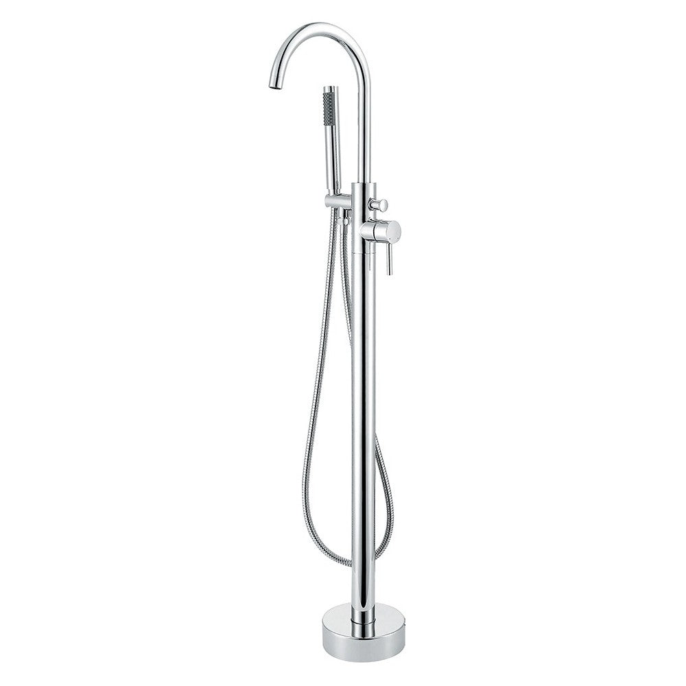 Kami, Robinet de bain sur pied chrome poli