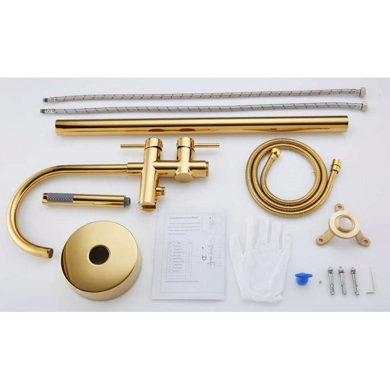 Kami or, Robinet de bain sur pied