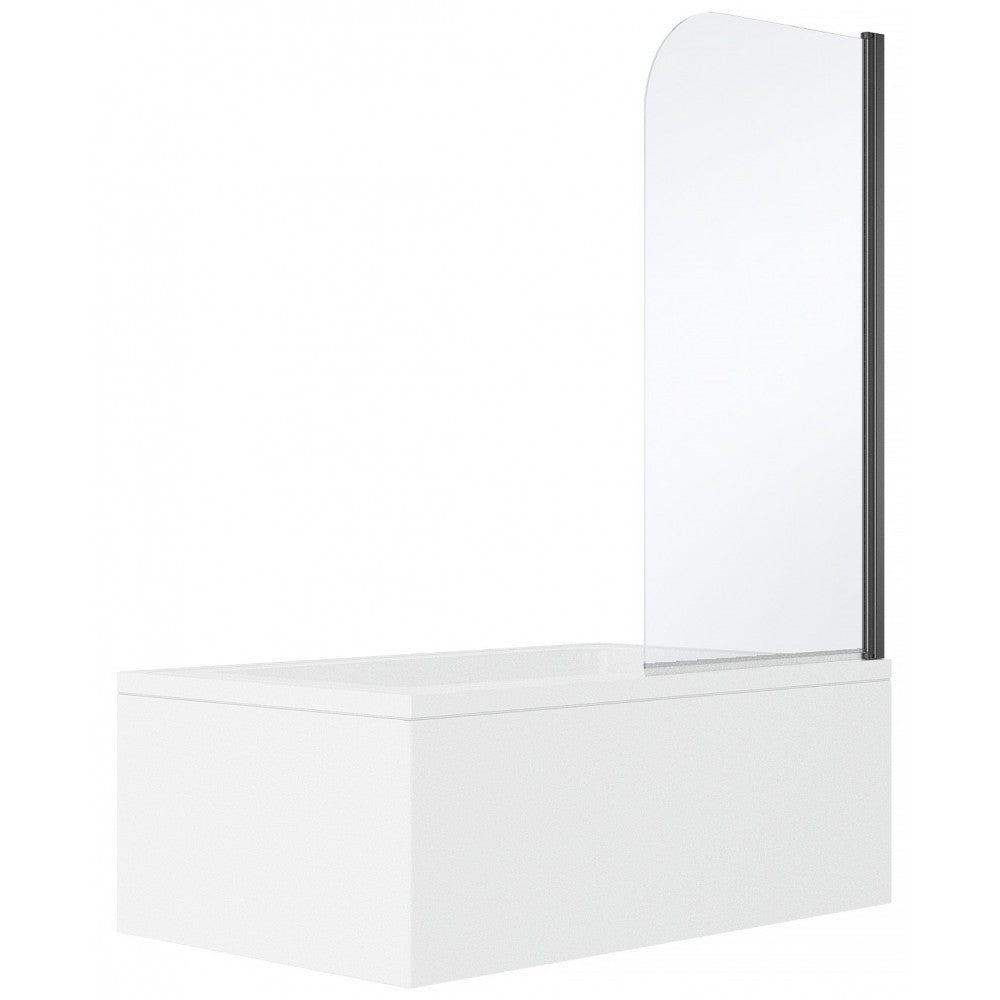 Ecran de douche sur Bain, finie Noire