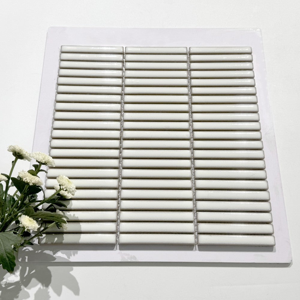 Pirouline craie, mosaïque