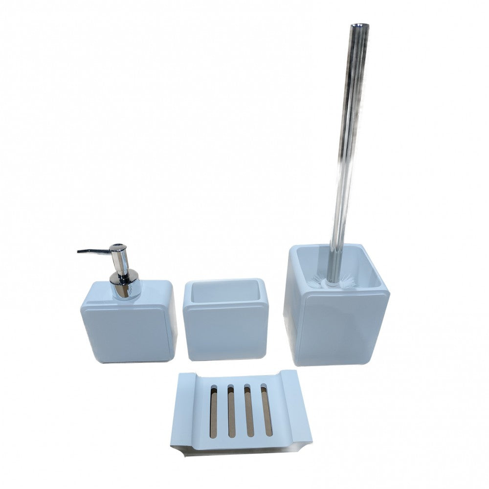 Reara, ensemble de 4 Accessoires en résine - modèle MZ-LQ2419-W