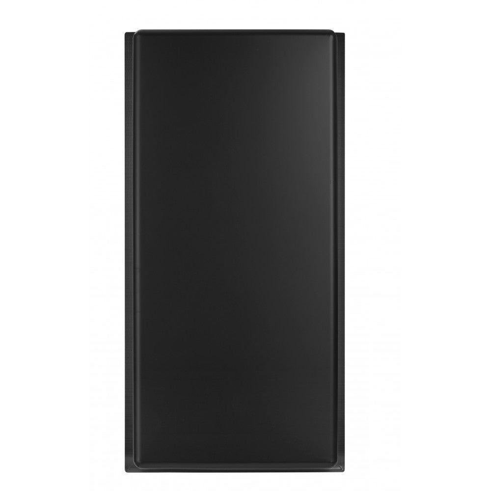 Niche de Douche 12x24, 2 sections, finie noir mat