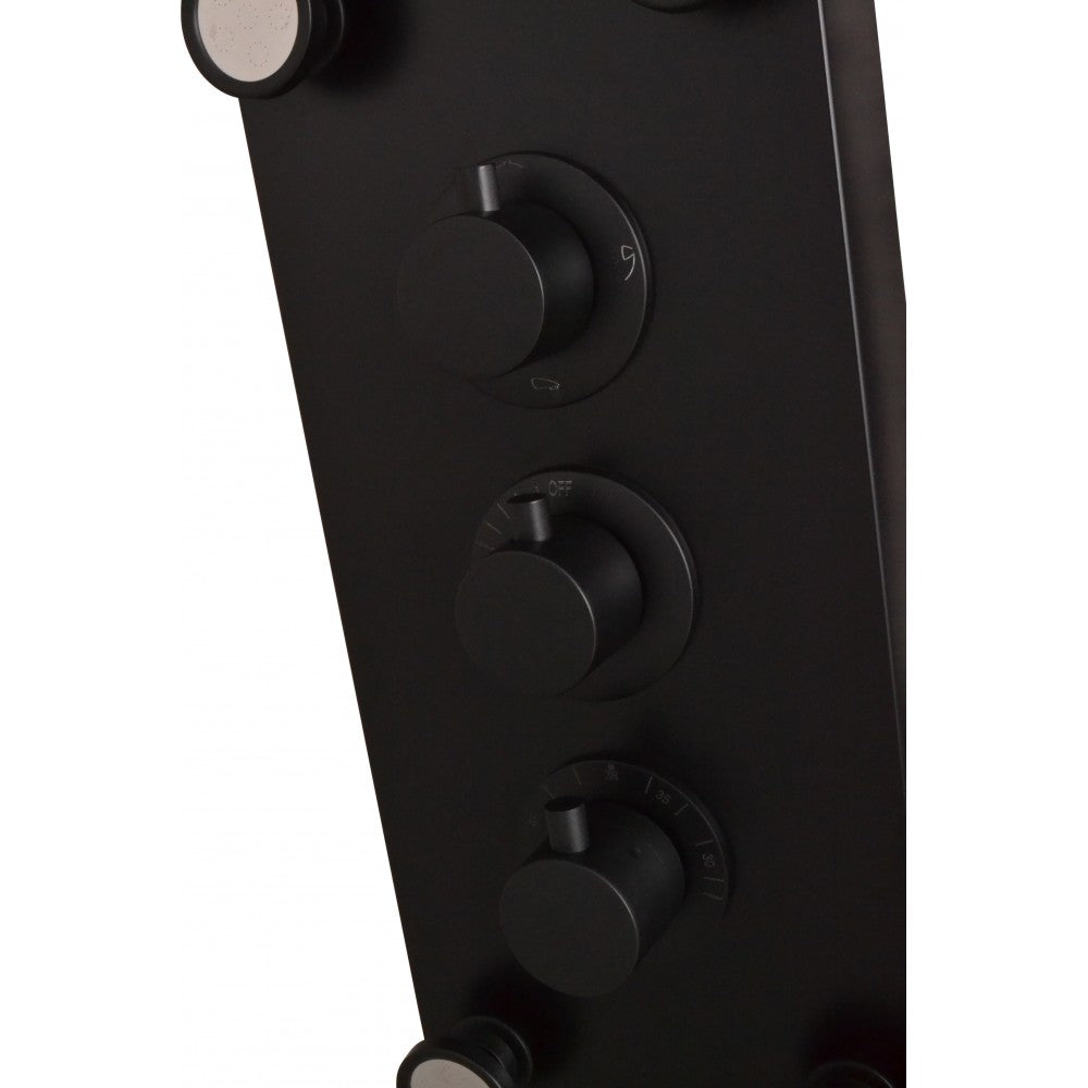 Amelia, Colonne de douche anthracite