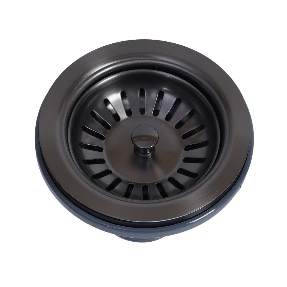 Crépine pour évier noire