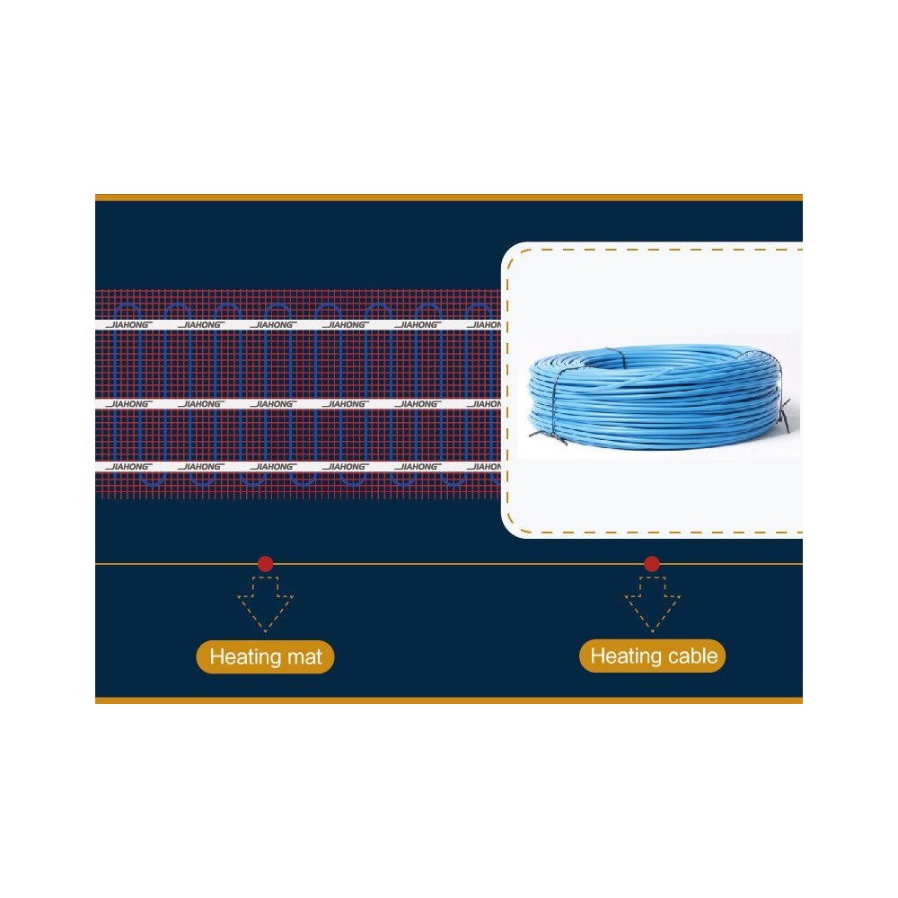 Cable chauffant -117 pi2