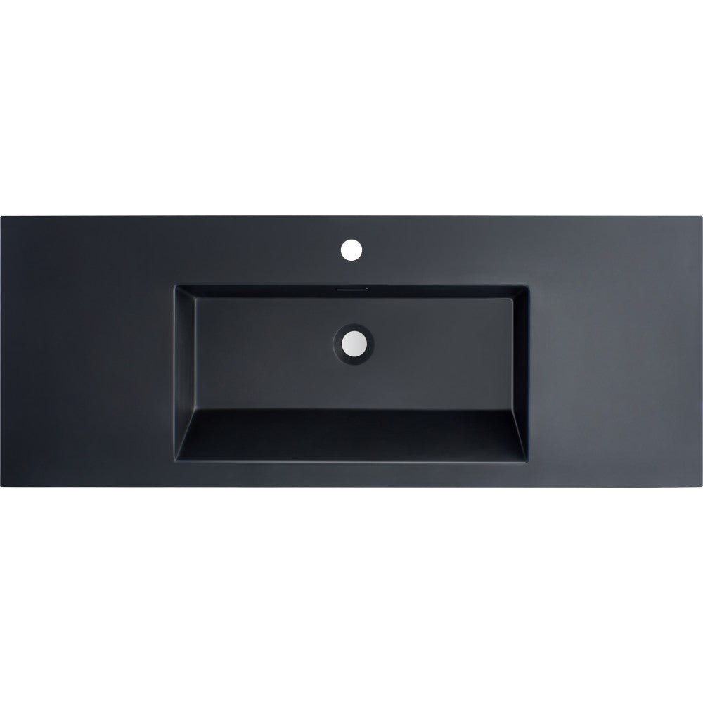 Axel 48'', comptoir en marbre noir