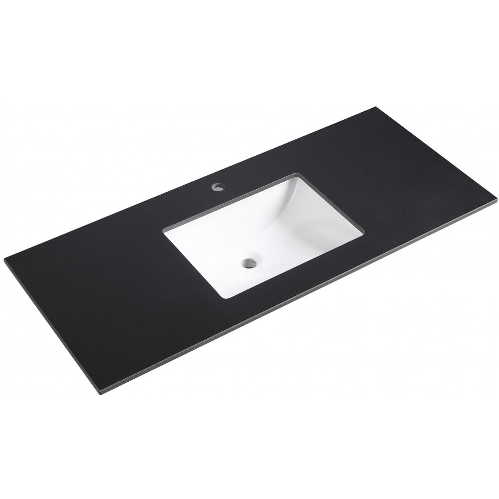 Dessus de Comptoir noir Véona 48"