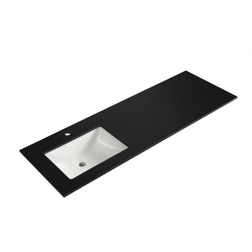 Berlin 48", comptoir noir mat