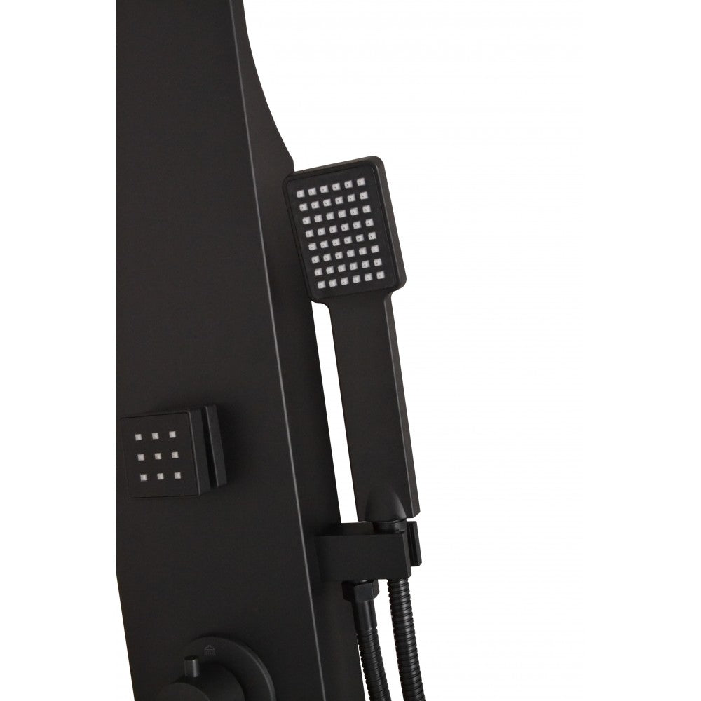 Ebene, Colonne de douche noir mat